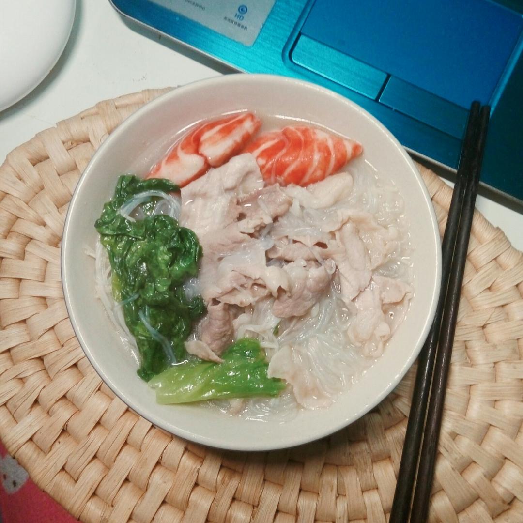 羊肉白菜粉丝煲
