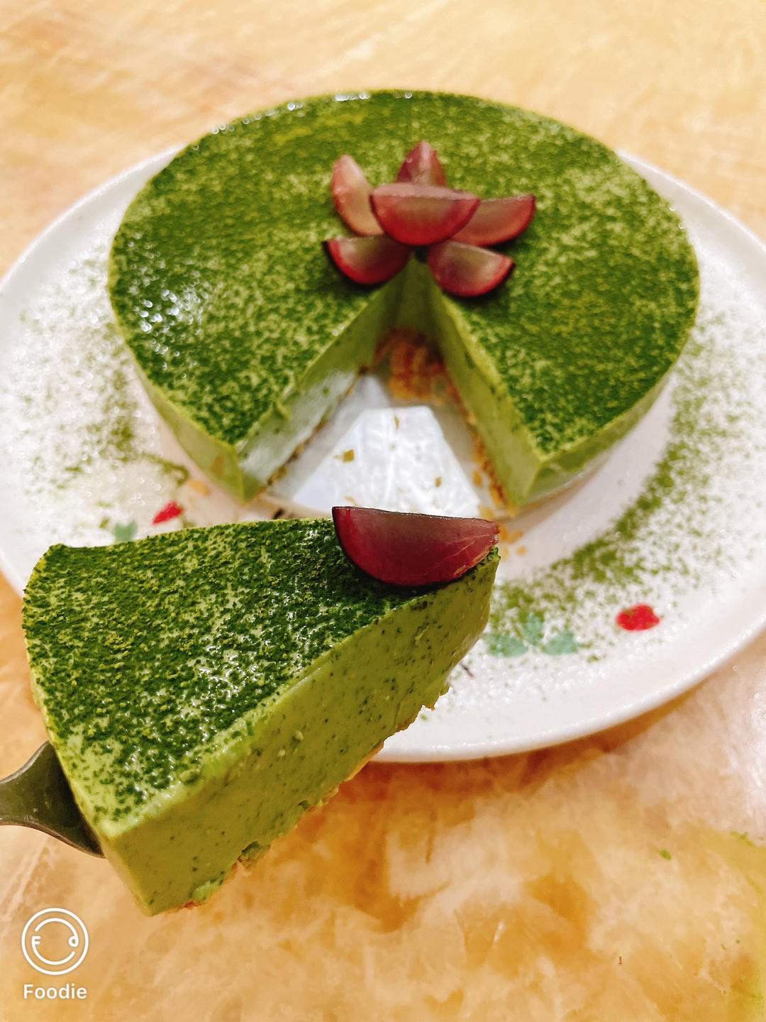 低脂抹茶慕斯蛋糕！好吃不长胖❗️免烤箱