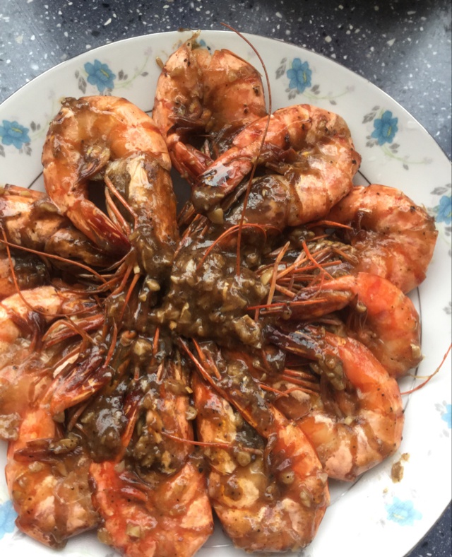 新加坡黑胡椒虾