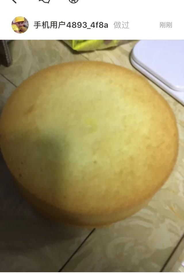 蛋糕的做法（8寸戚风蛋糕）