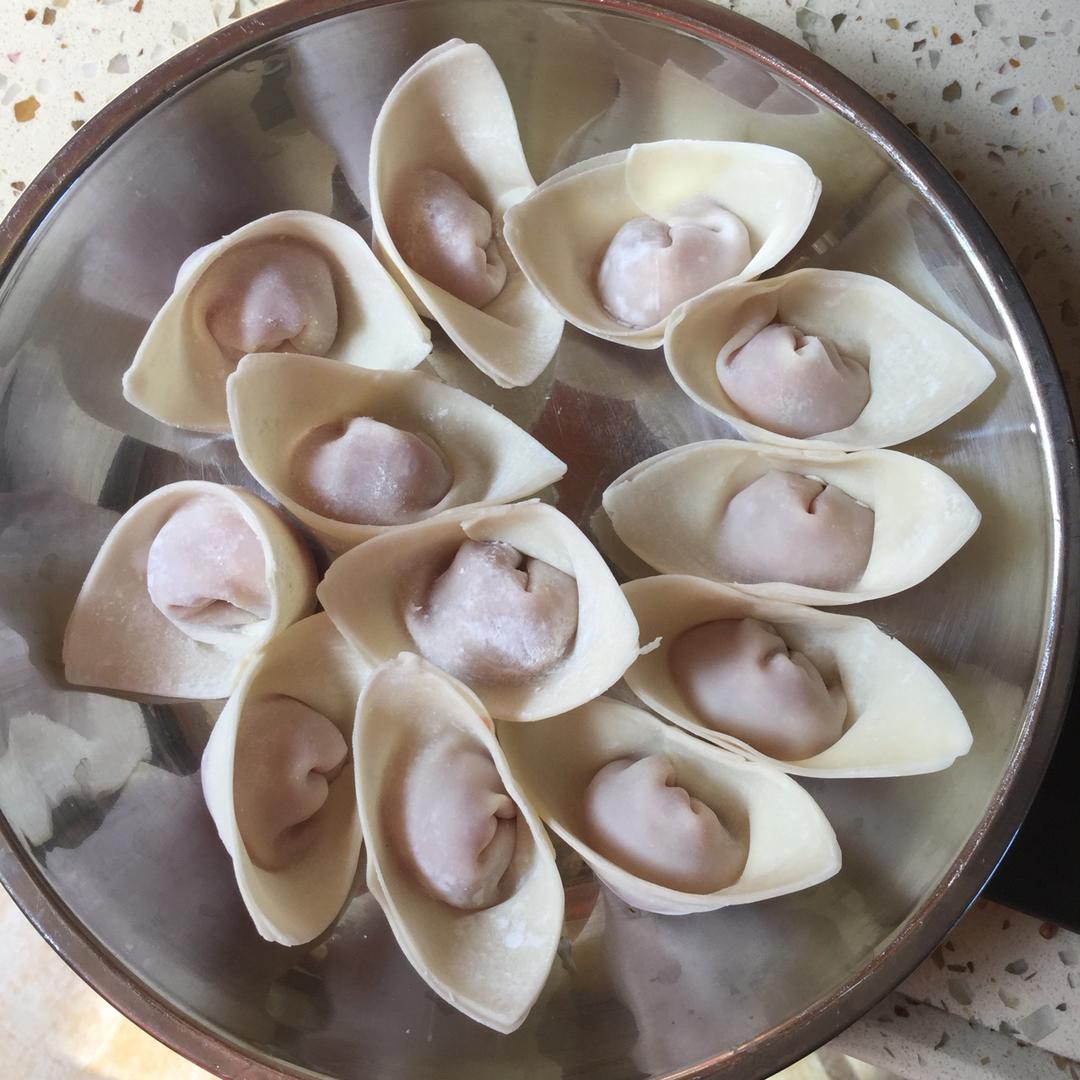 元宝馄饨的包法