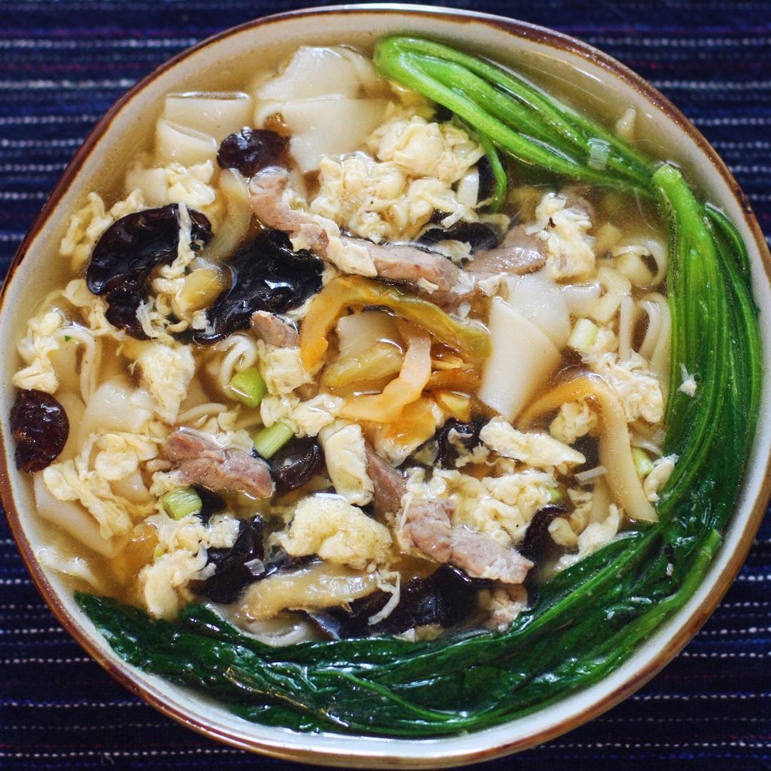 自家榨菜肉丝面
