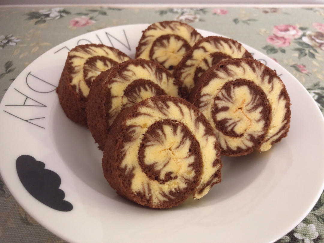 可可戚风蛋糕卷