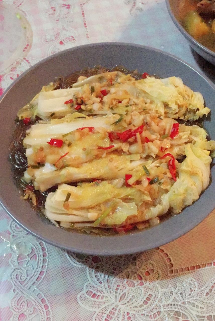 蒜蓉粉丝蒸娃娃菜