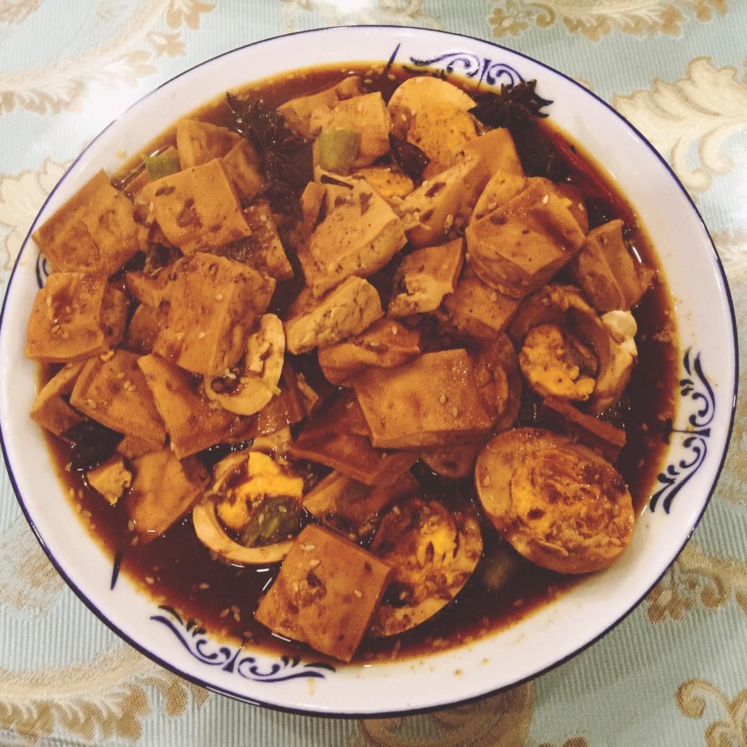 五香卤豆腐干