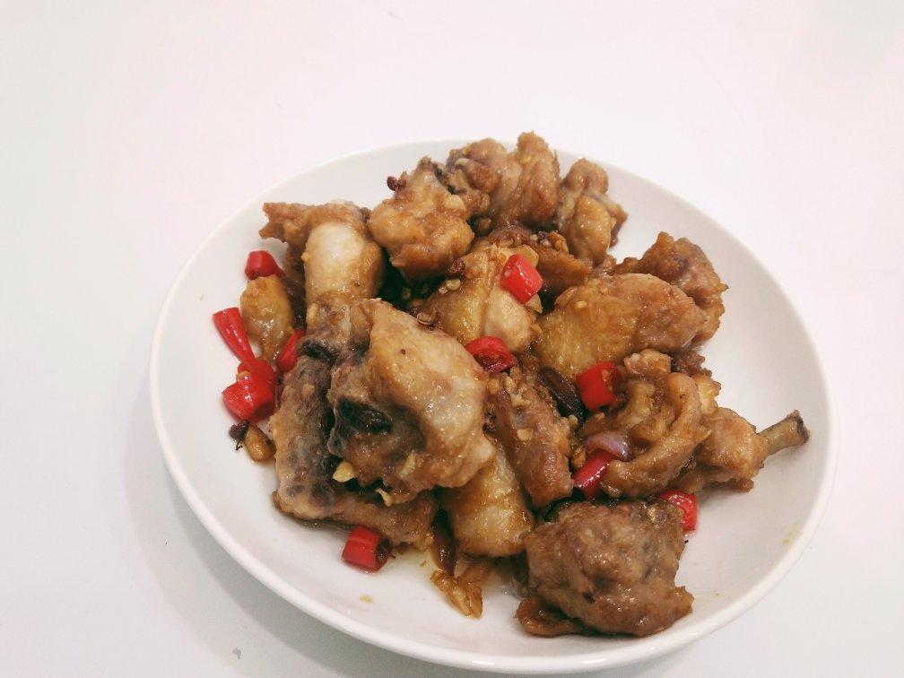 蒜味辣鸡块