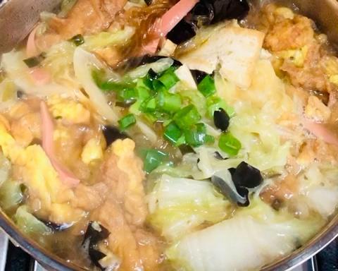 适合秋冬的大白菜素什锦砂锅的做法