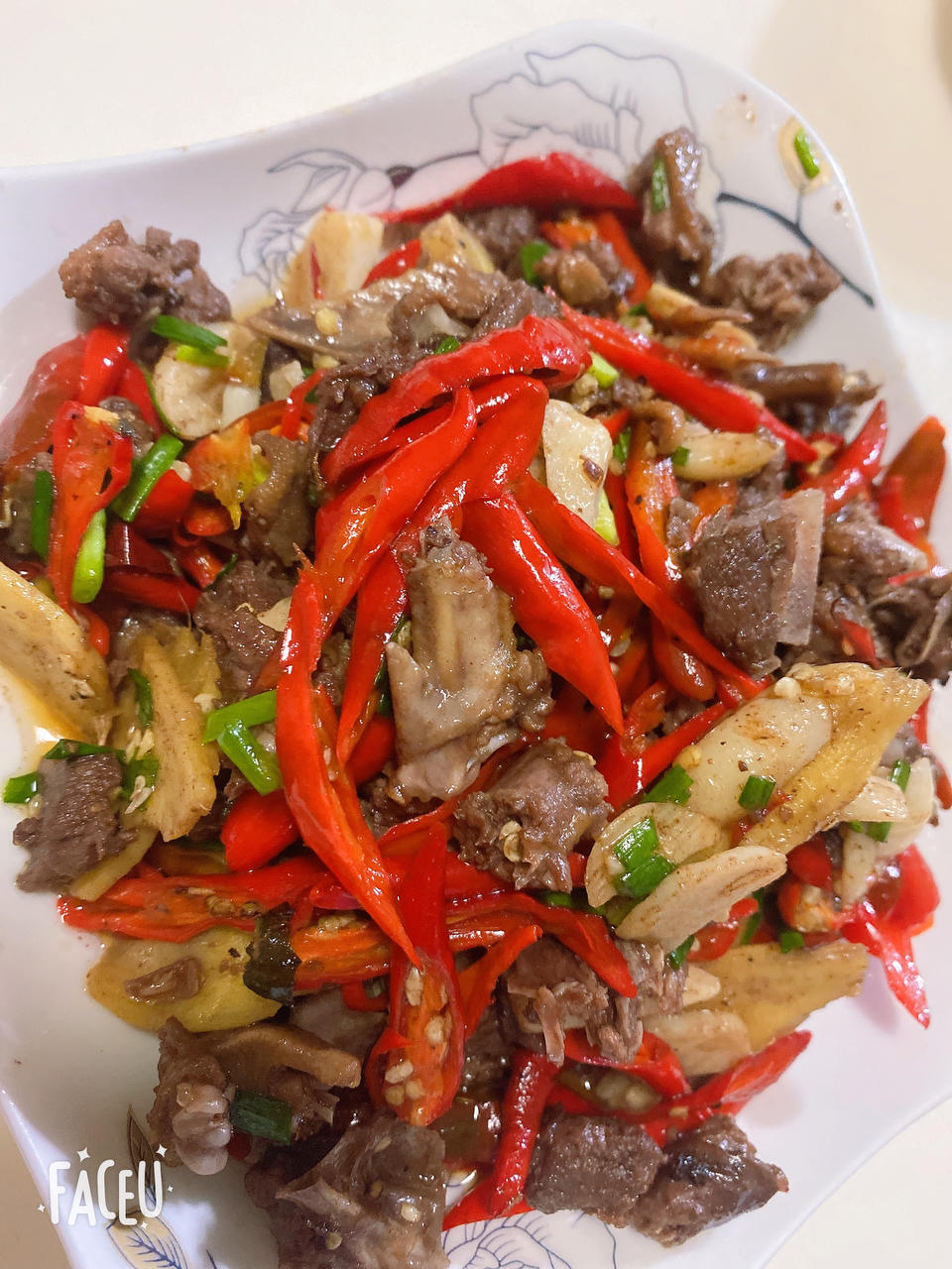 娟子小仙女做的小炒鸽子