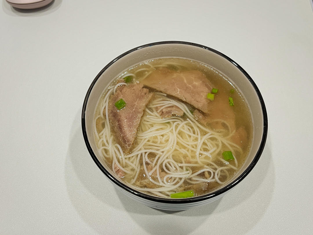 葱油小面～汤都喝光