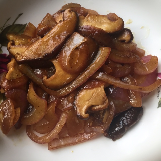 洋葱遇到杏鲍菇