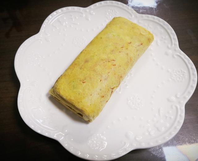 胡萝卜鸡蛋卷饼的做法
