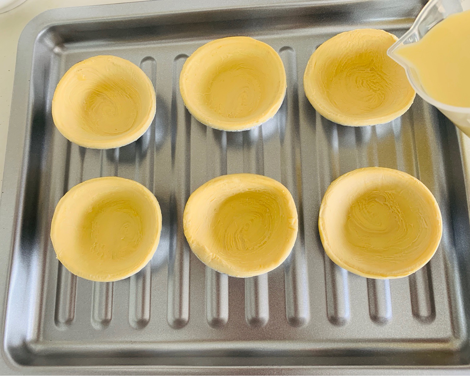 蛋挞（自制蛋挞液，无淡奶油版，低热量）的做法 步骤3