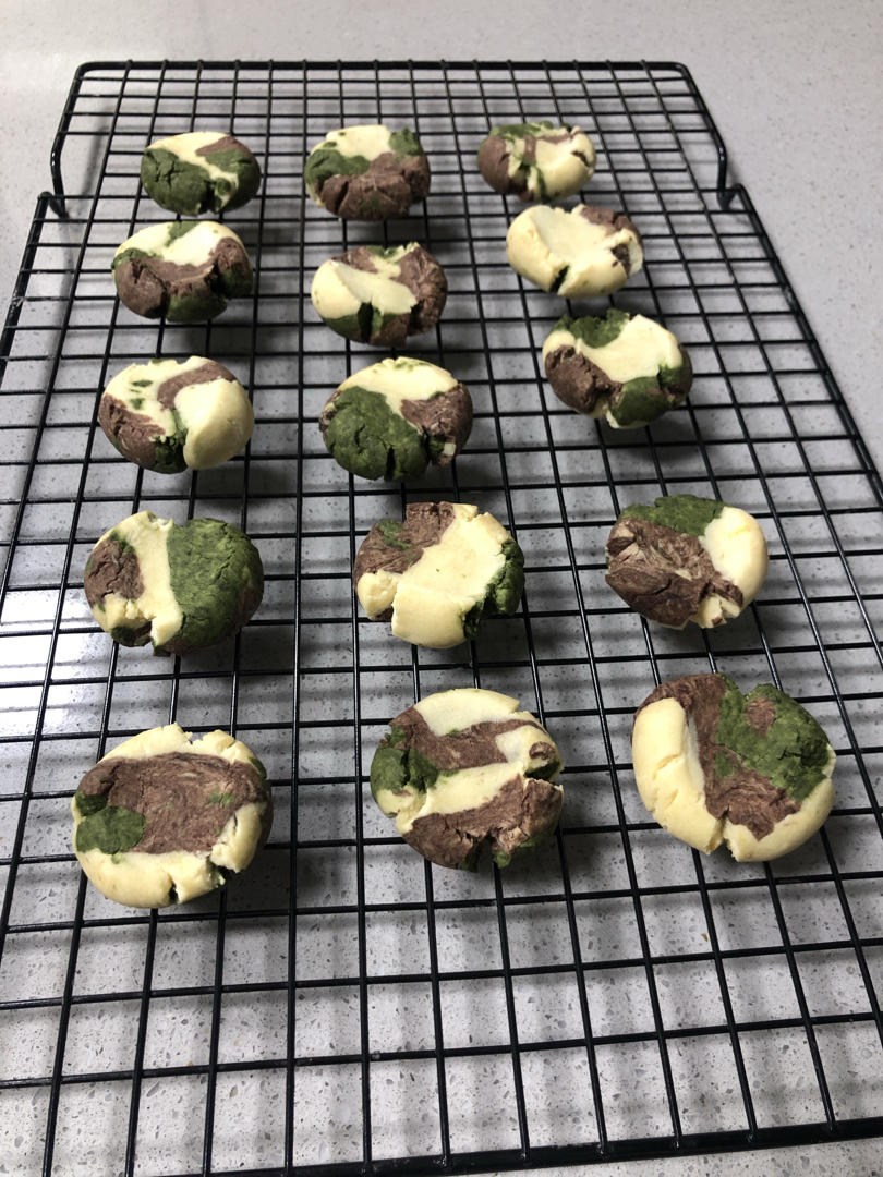 迷彩玛格丽特小饼干‼️超可爱的三色组合