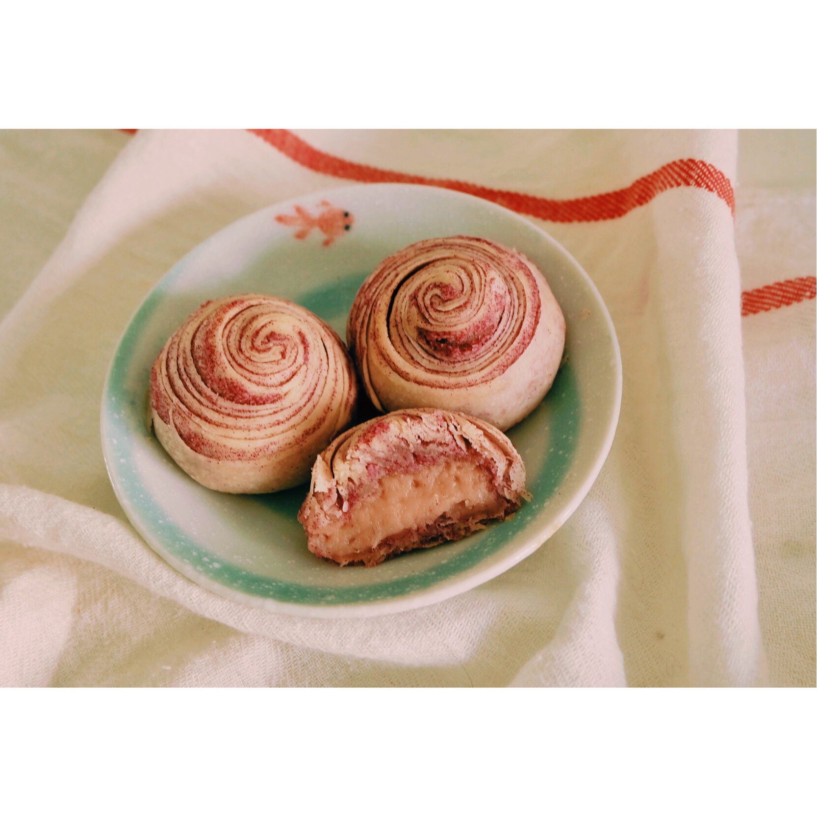 麻薯香芋酥/台湾大甲芋头酥(无猪油完美复刻2015.10修订各种抹茶酥、绿茶酥、蛋黄酥、紫薯酥通用哟）