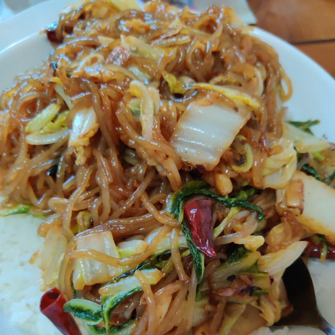 白菜炒粉条🧐原本不屑一顾，结果超级下饭