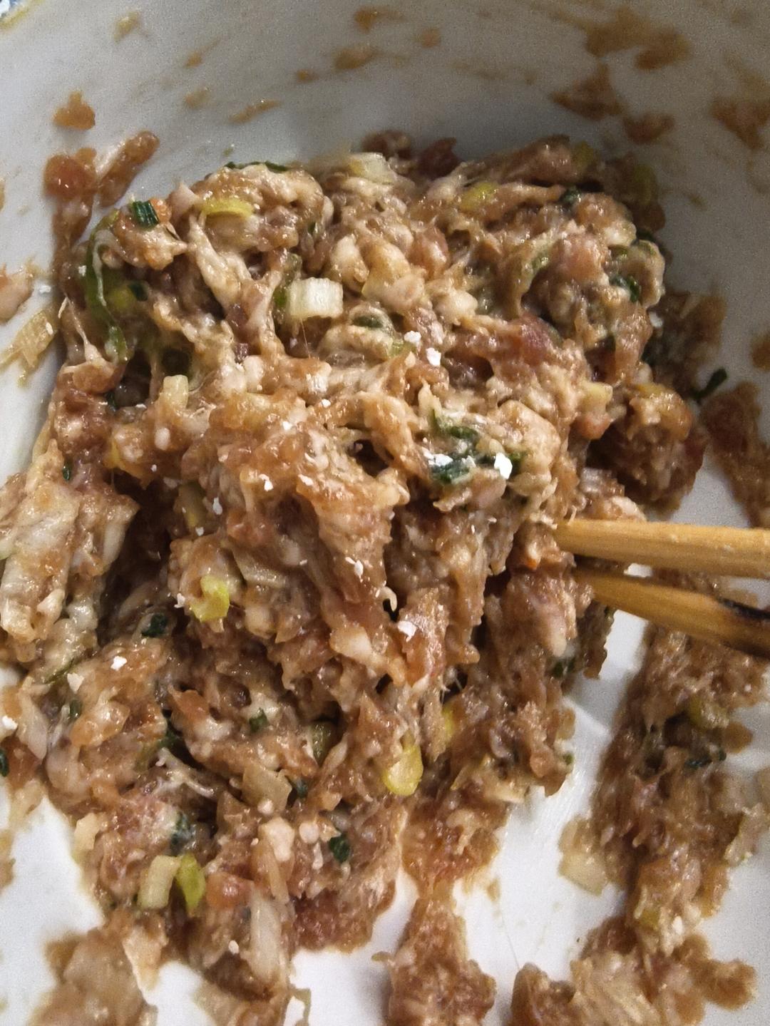 肉不柴的馄饨馅