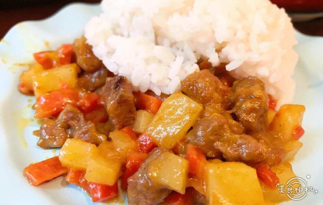 超简单—咖喱牛肉饭