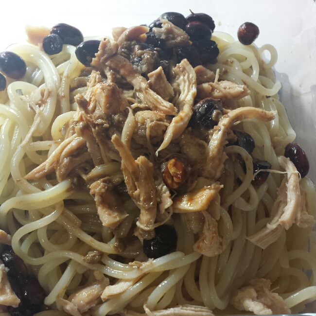 麻酱鸡丝凉面