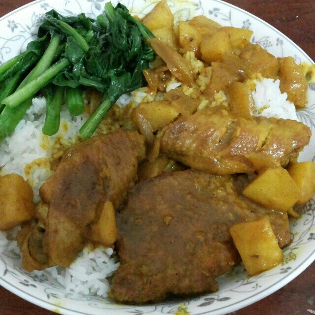 炸猪排咖喱饭