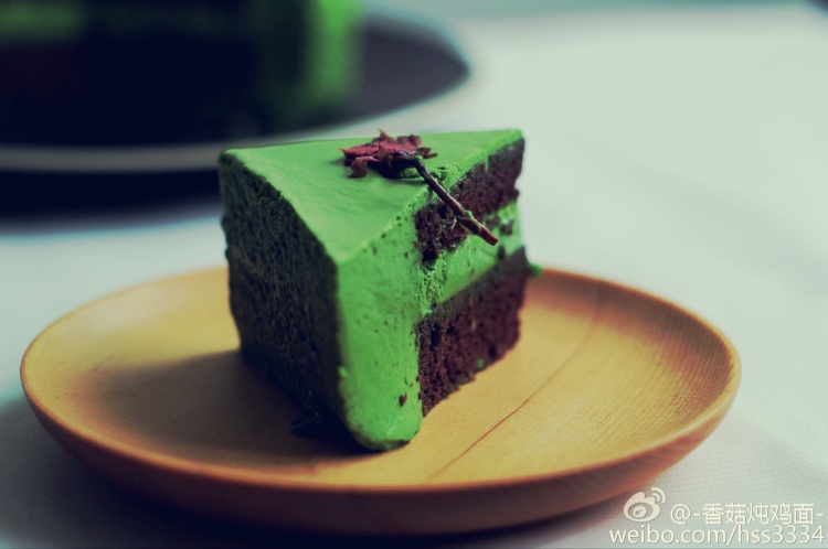 巧克力抹茶慕斯蛋糕（小山进巧克力海绵）