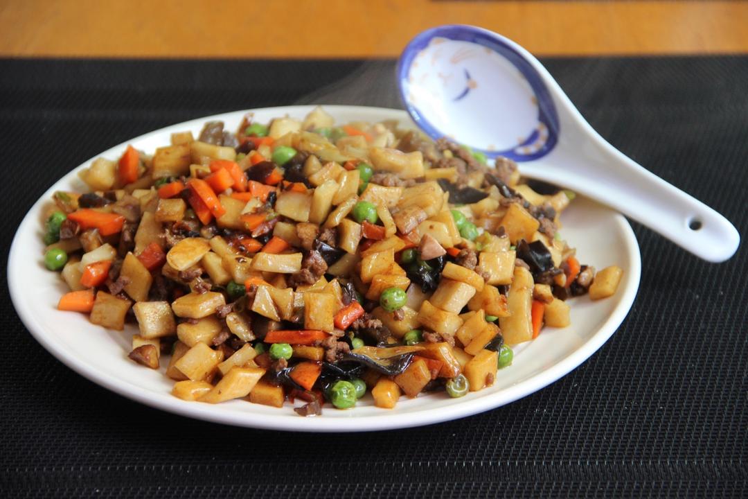 些许的永恒做的素炒疙瘩(一人份)