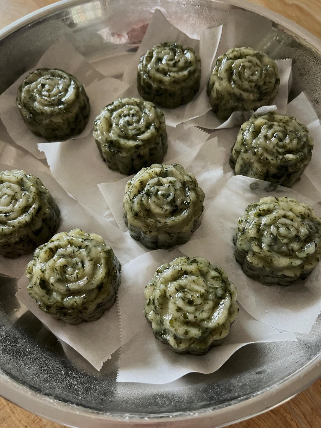 咸味青团（冬菇腊肠馅）