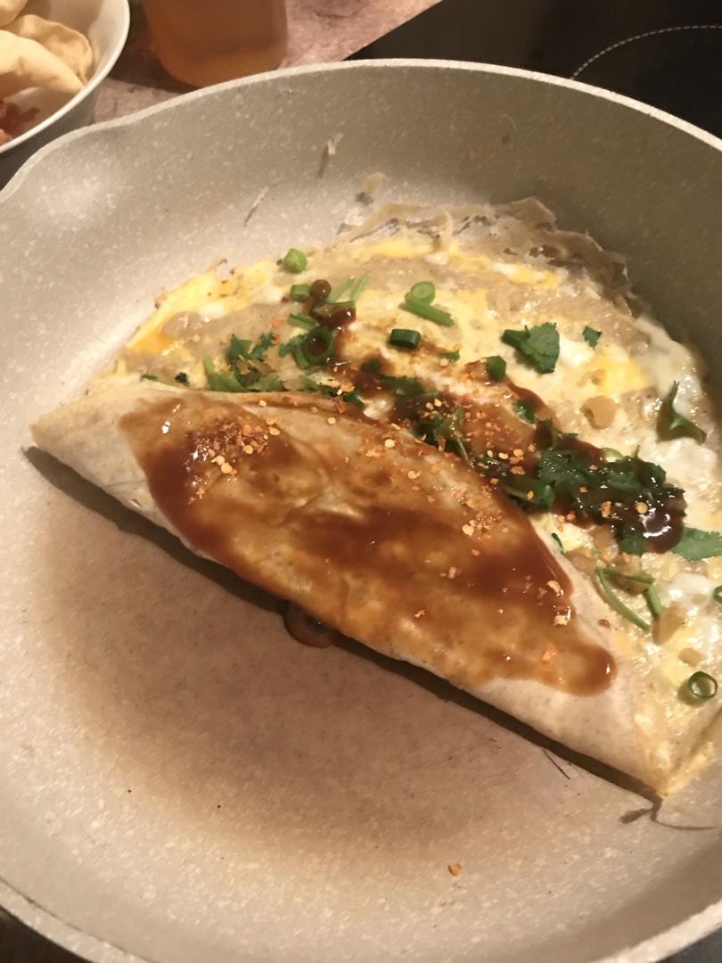 简单又方便的秘制煎饼果子甜面酱