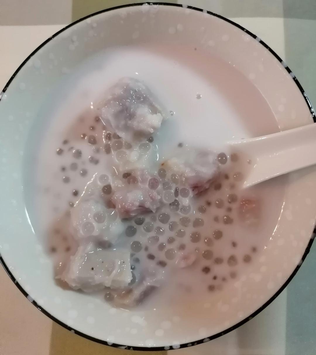 香芋椰汁西米露
