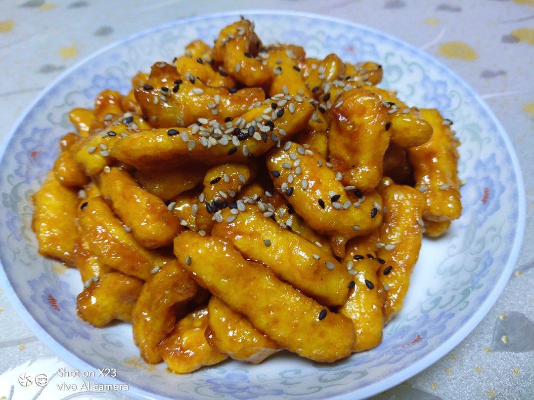 酸甜可口的糖醋里脊(鸡胸肉版)