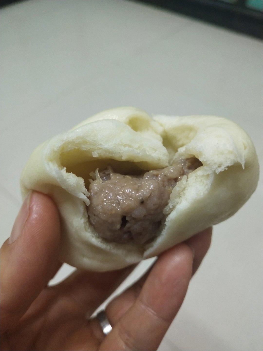 猪肉包子（附视频。一次性发酵。）