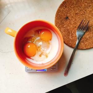 快手鸡蛋燕麦早餐的做法 步骤1