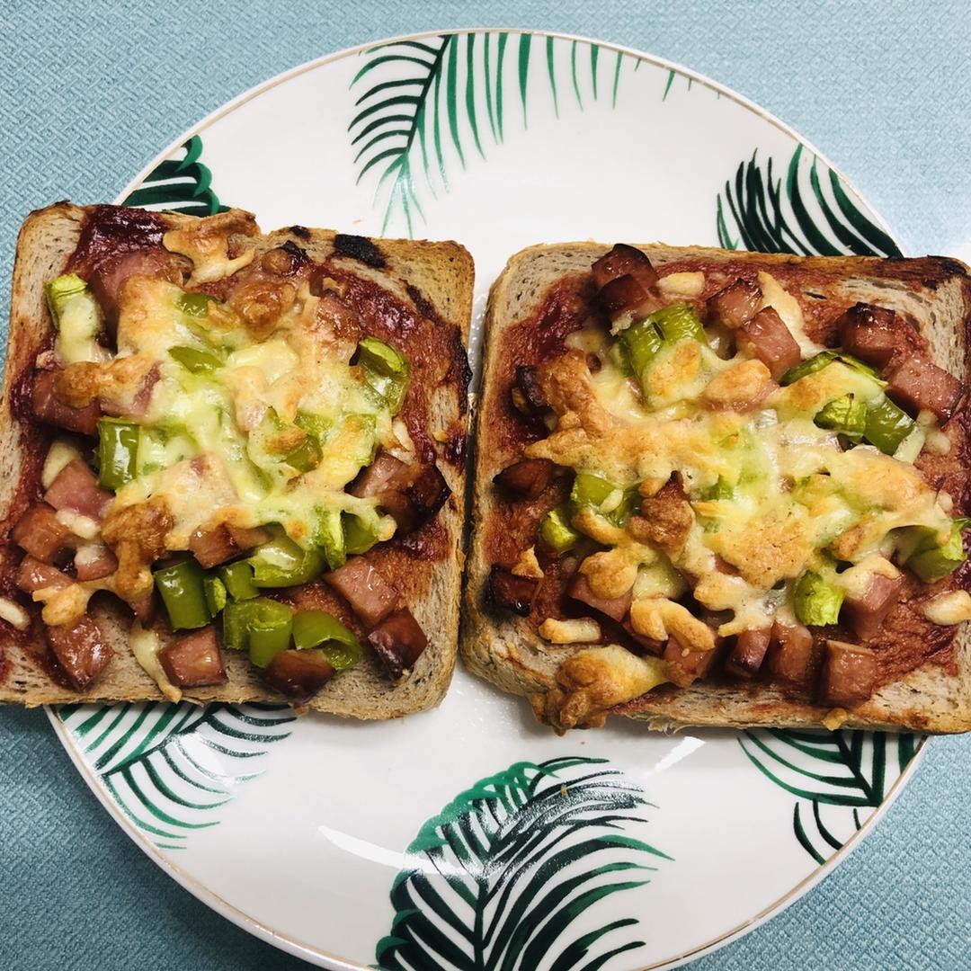 超好吃面包披萨🍕