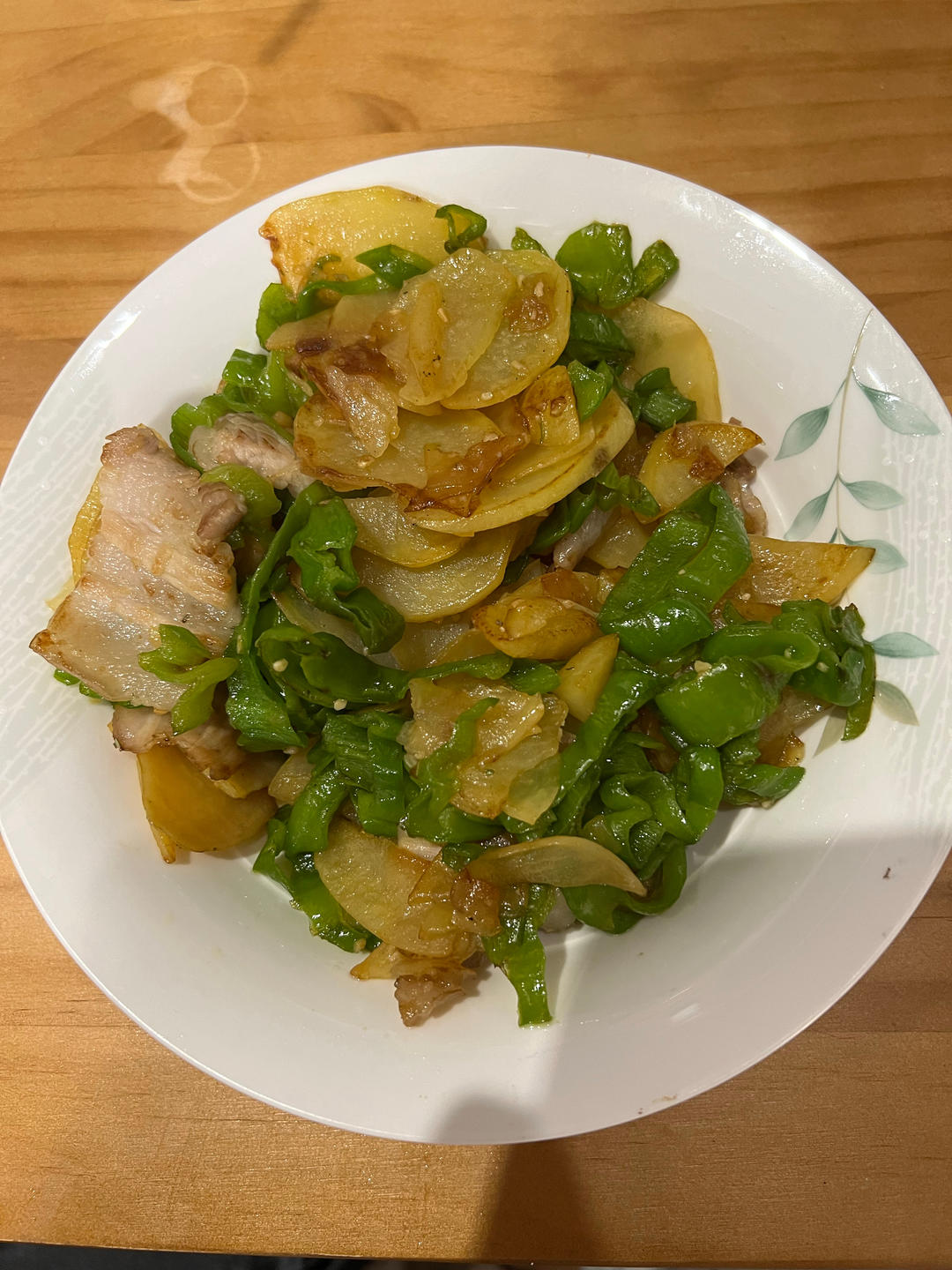 青椒土豆，素菜也可以香香的