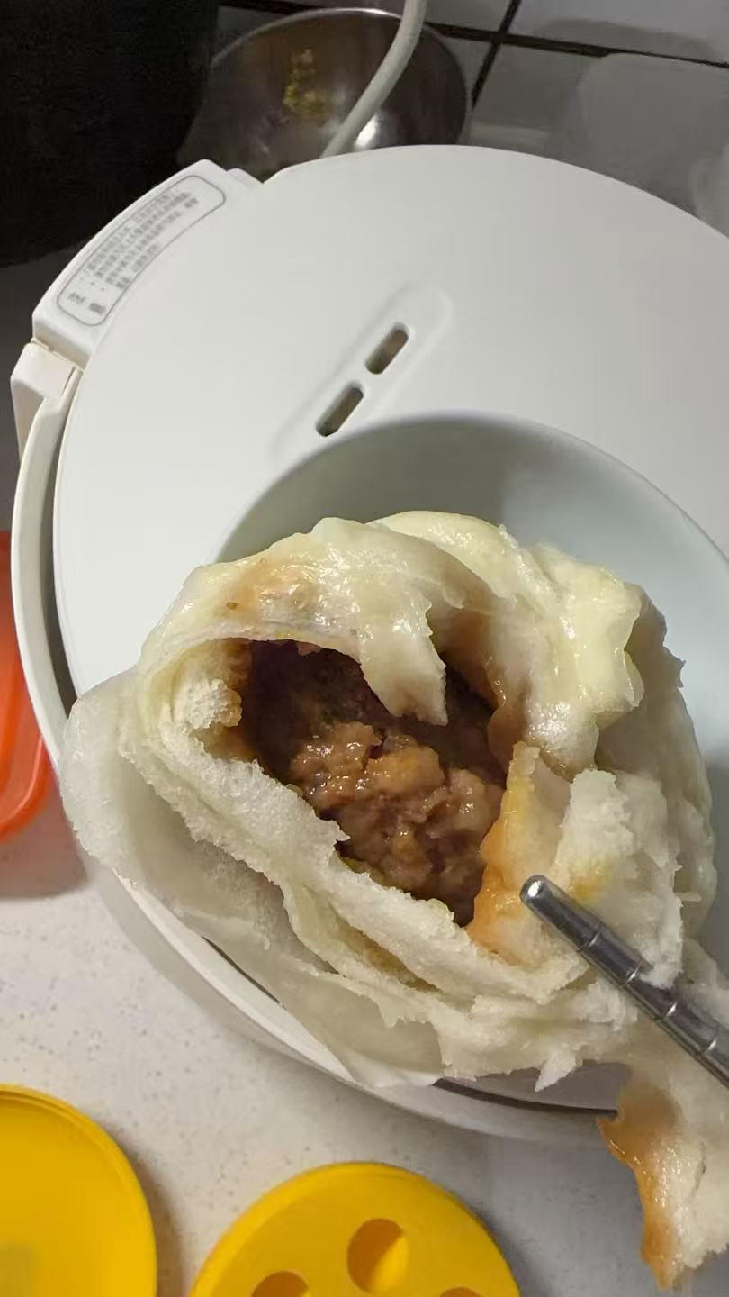 层层起酥👍  柔软细腻的破酥包子