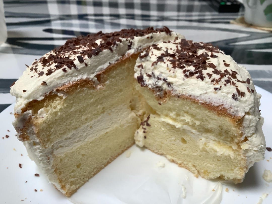 六寸戚风蛋糕(掌握这几点，做戚风就跟煮米饭一样简单)