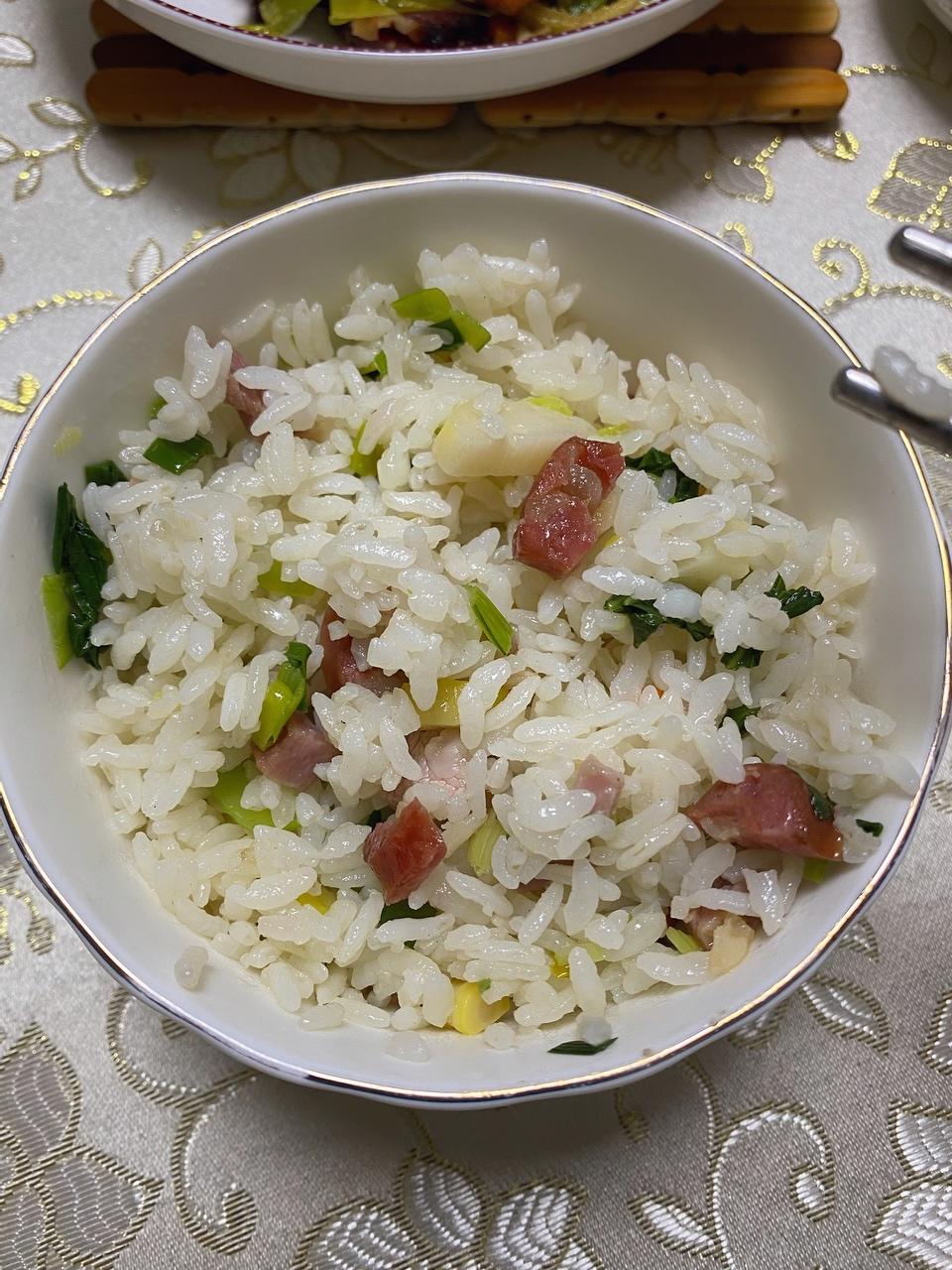 电饭煲版上海咸肉饭野火饭