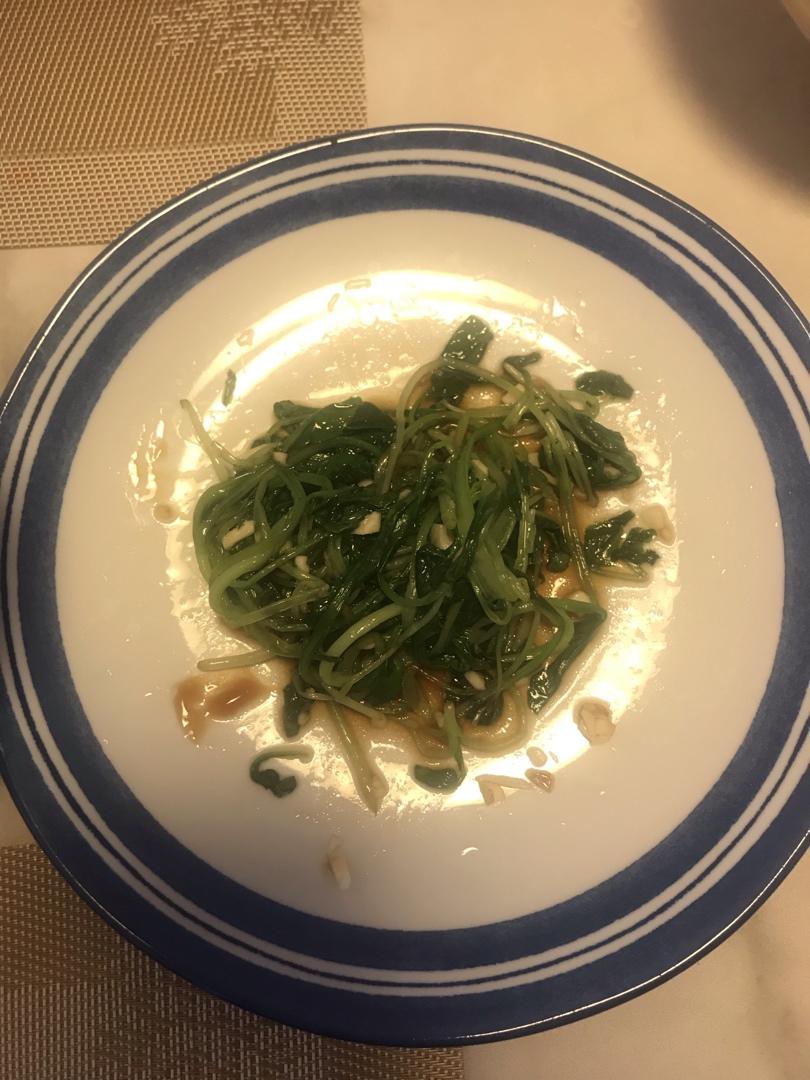 鸡毛菜的最佳打开方式：白灼鸡毛菜