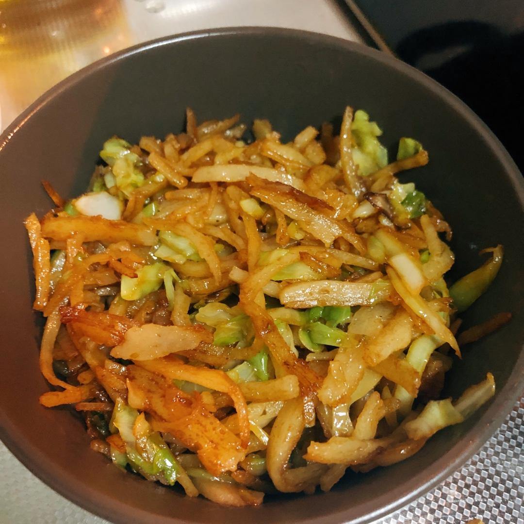 老北京素炒饼(肉炒饼)