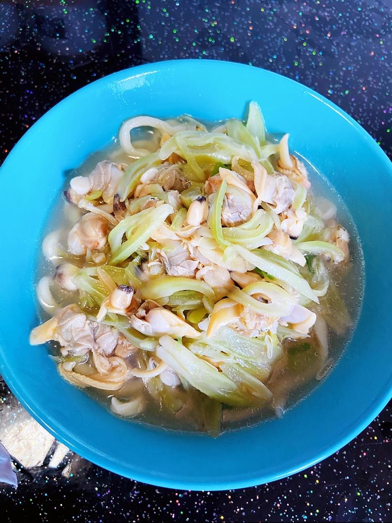 大连特色 --芸豆蚬子面