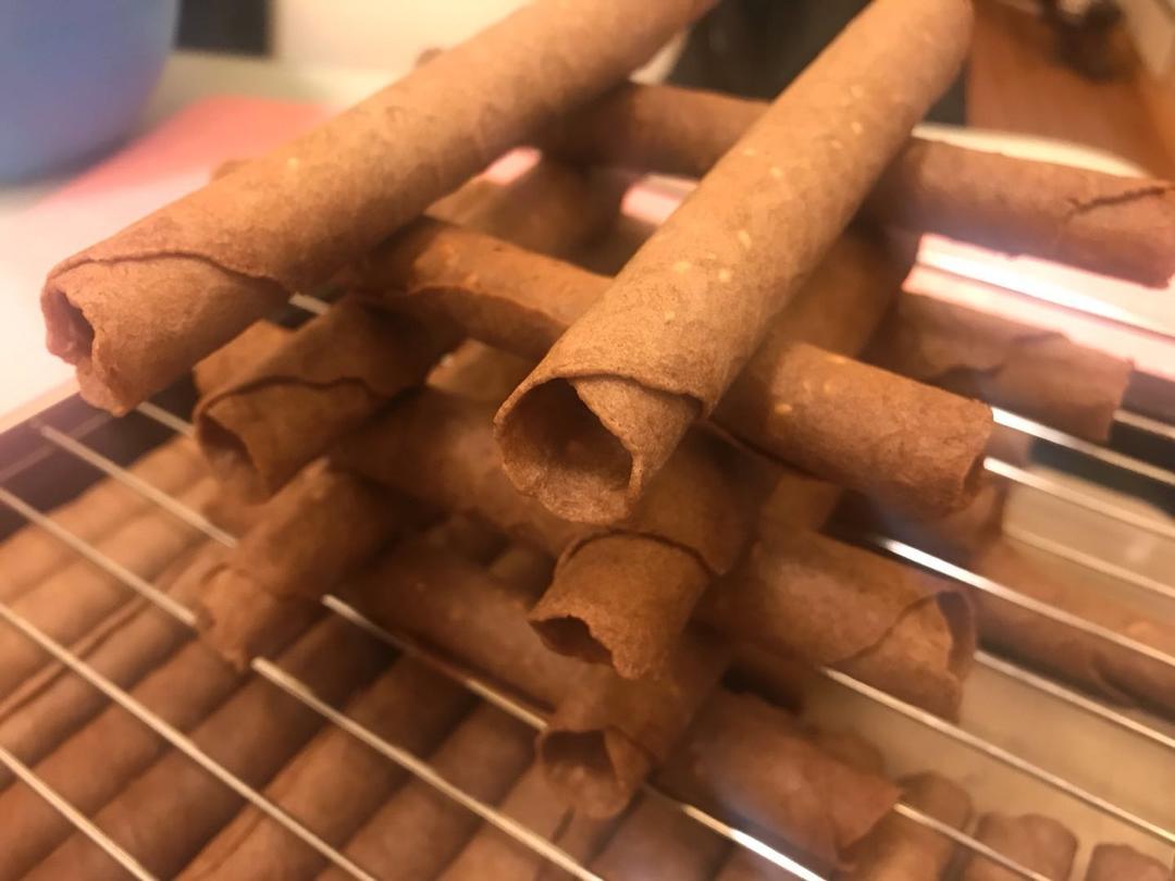 芝麻香酥蛋卷（视频食谱）