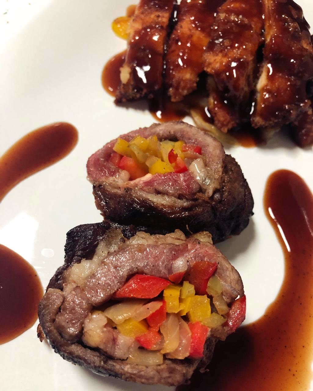 四宝如意牛排卷