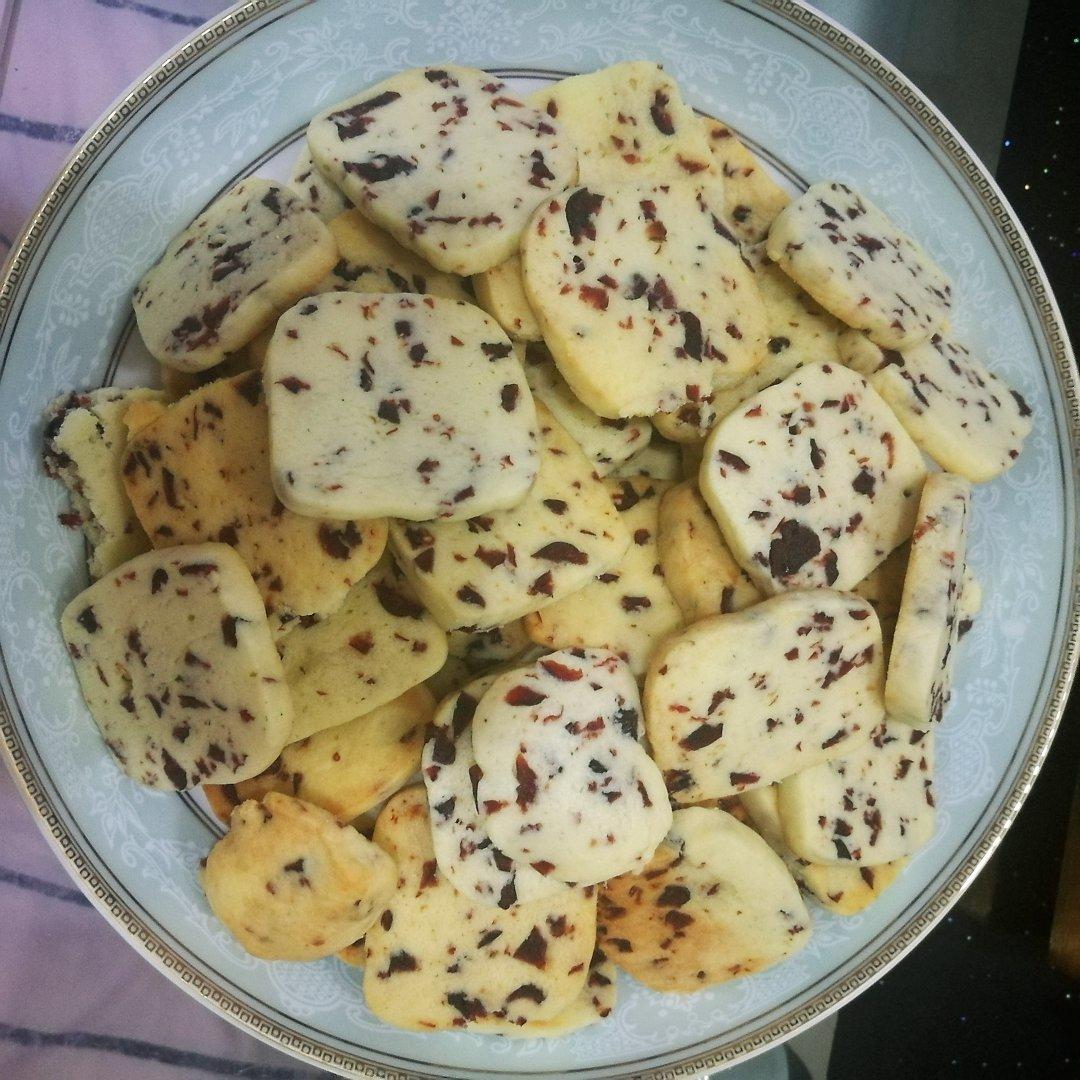 低糖少油版蔓越莓饼干