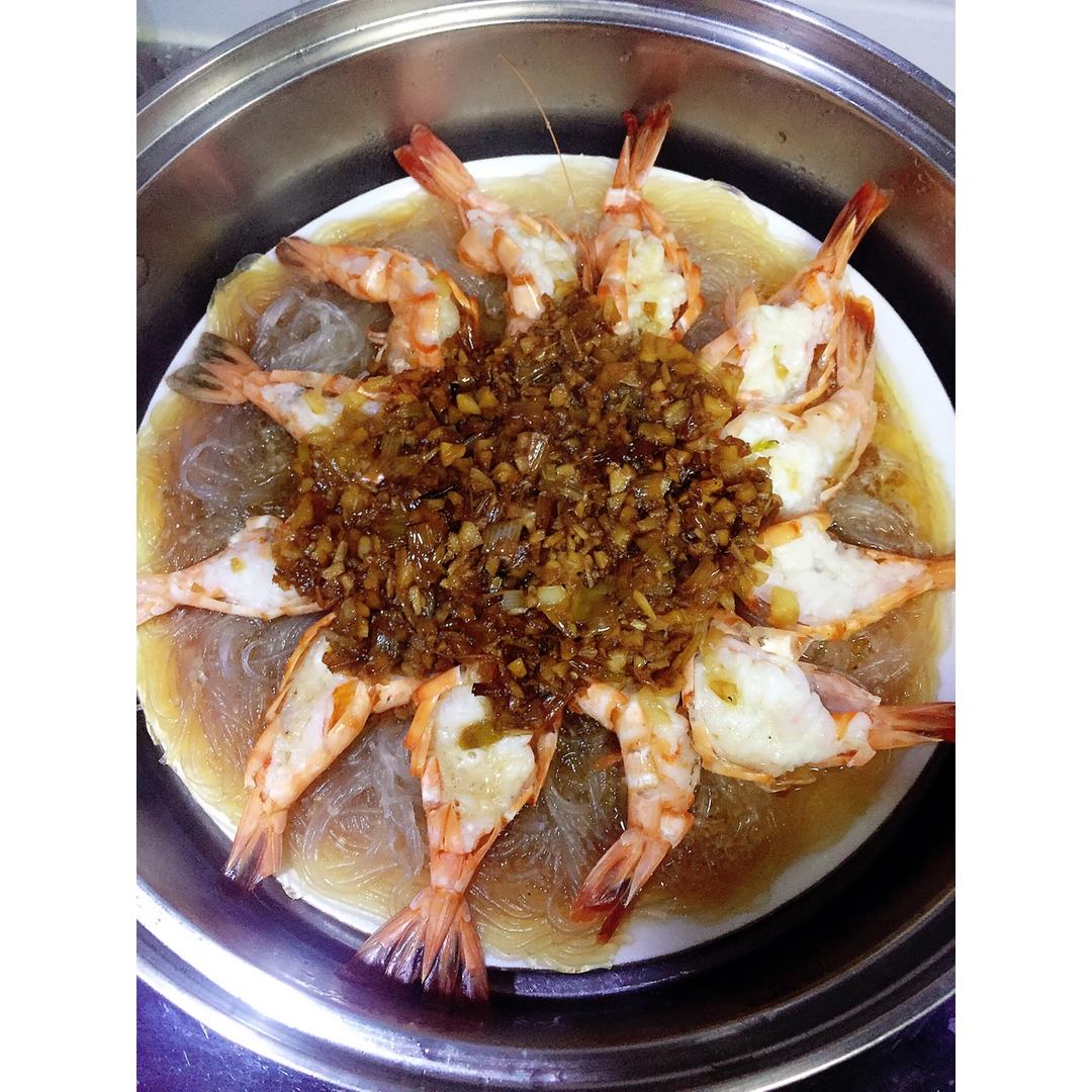蒜蓉粉丝蒸虾