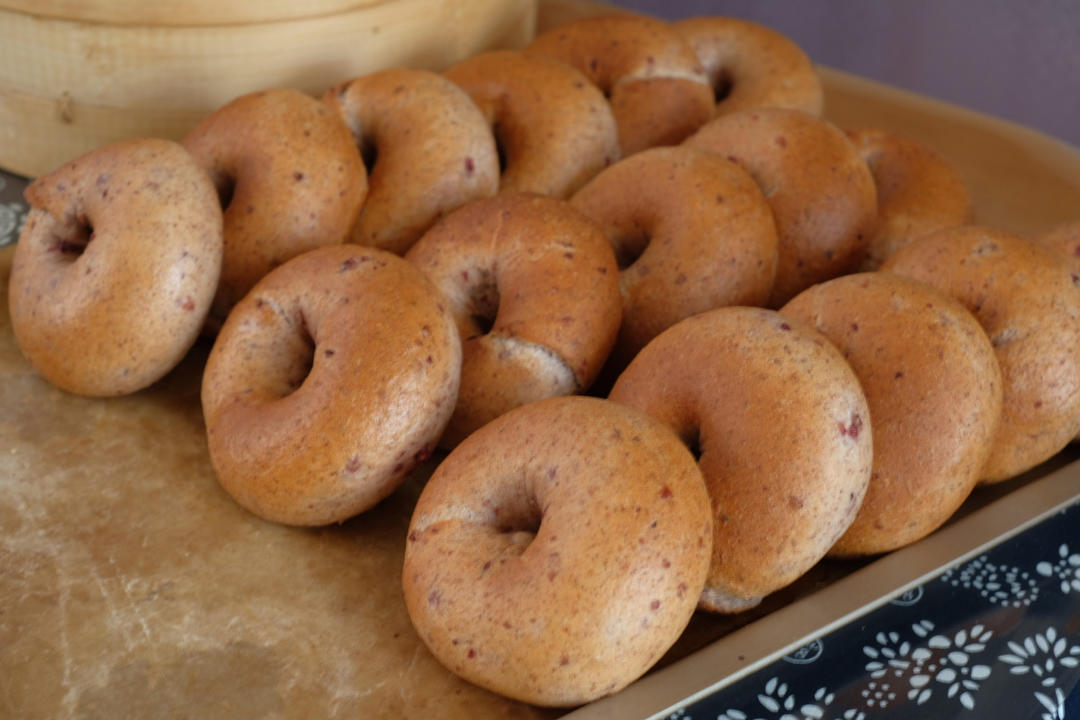 来吃圈圈吧！——全麦蔓越莓贝果