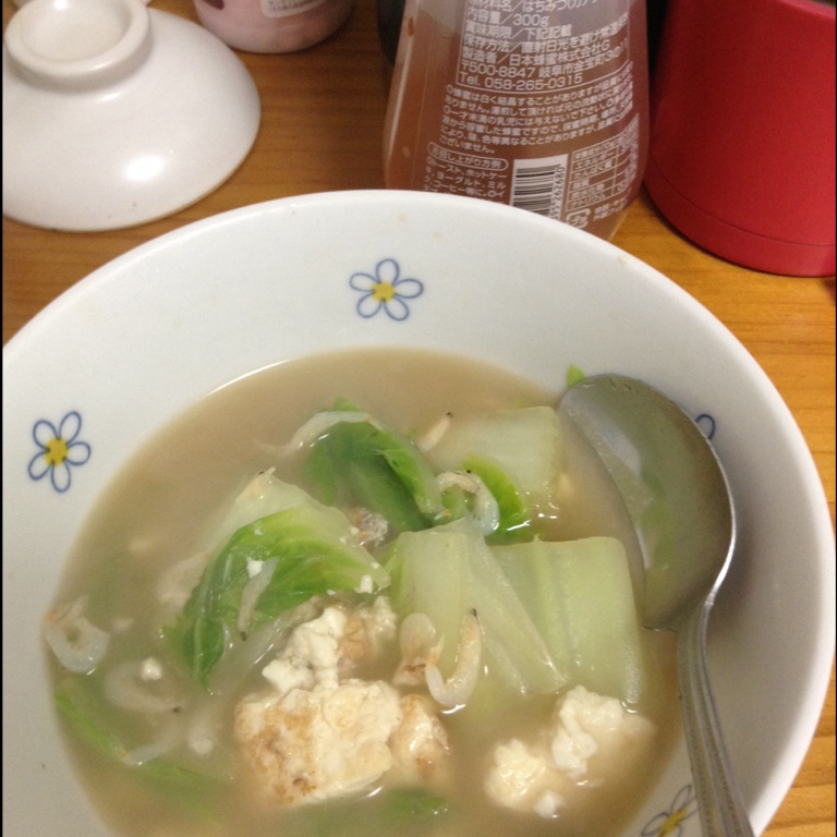 豆腐炖白菜