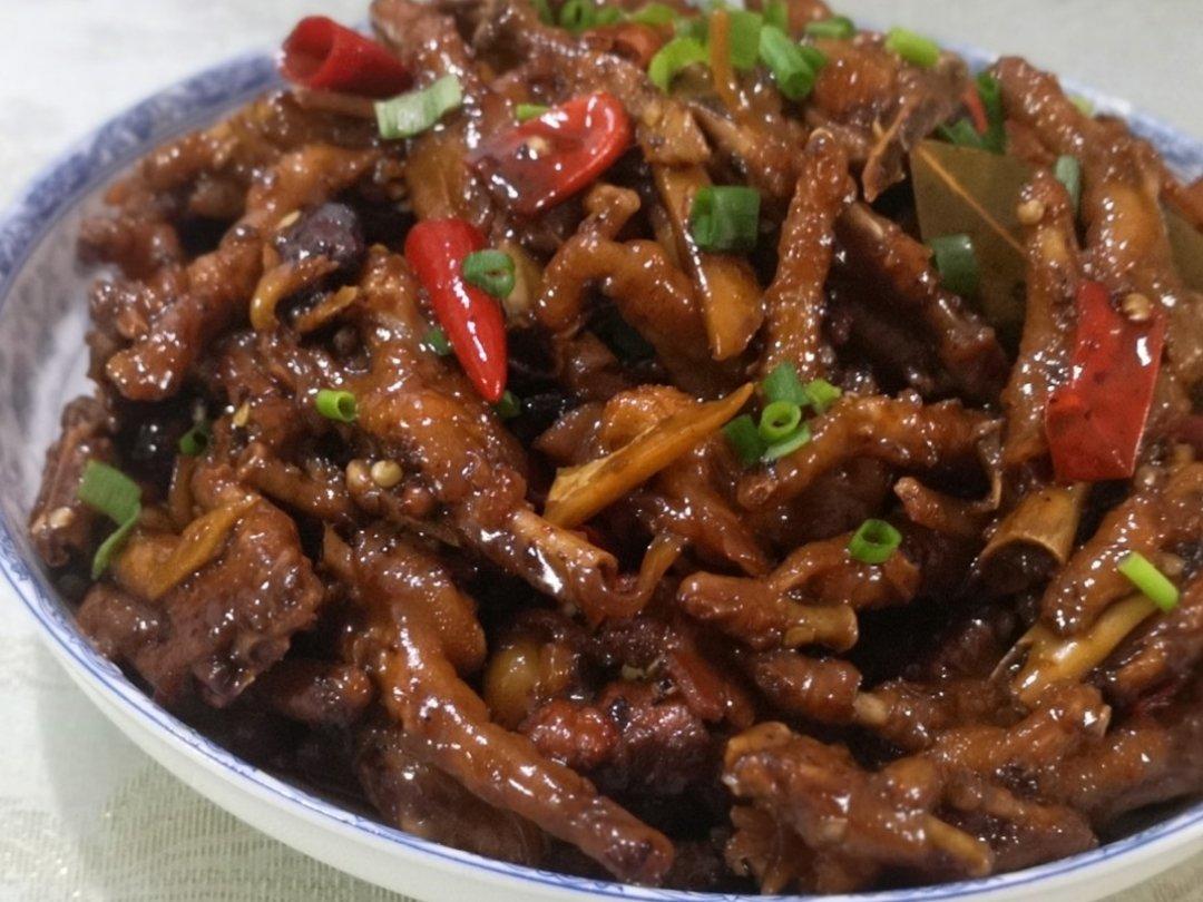 香辣烧鸡爪