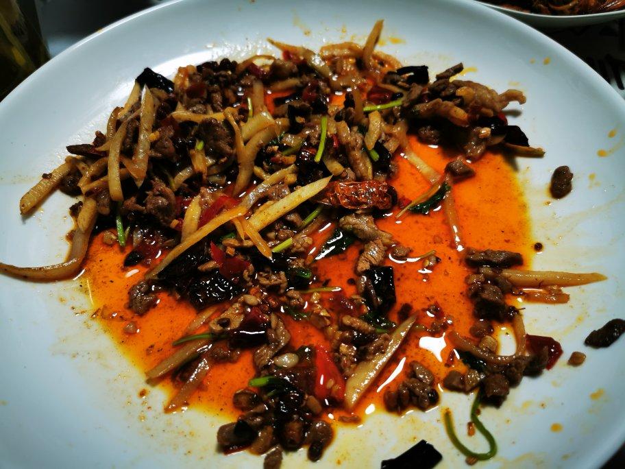 香死人的羊肉炒胡萝卜