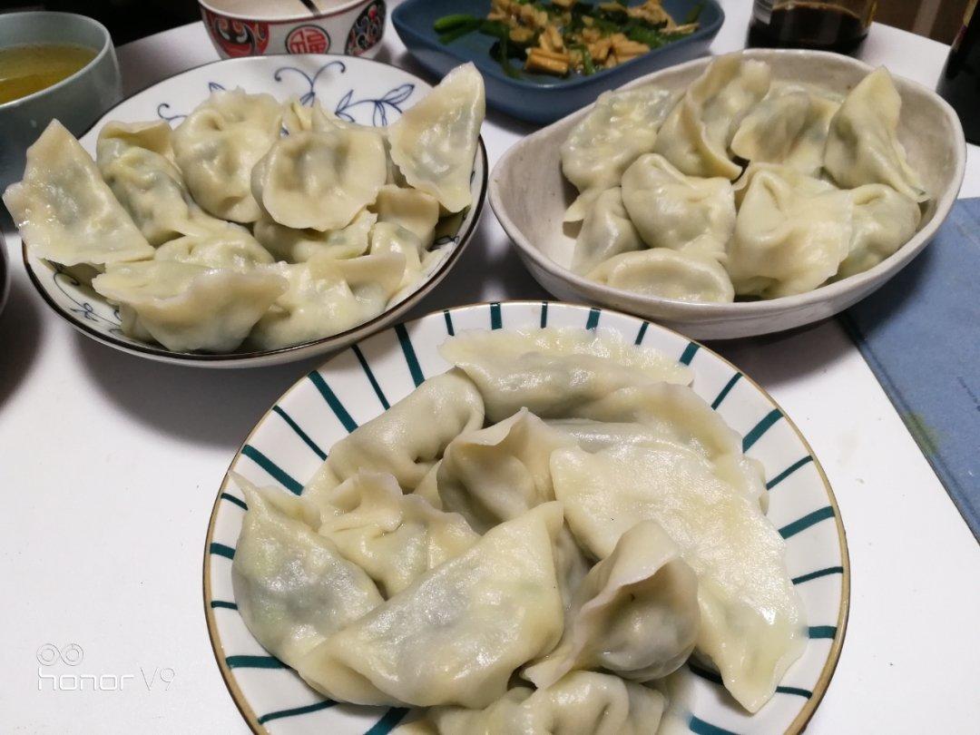 经典的韭菜鸡蛋馅儿饺子 怎么吃都不会腻