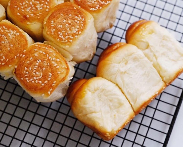 纯奶手撕吐司的做法 步骤1