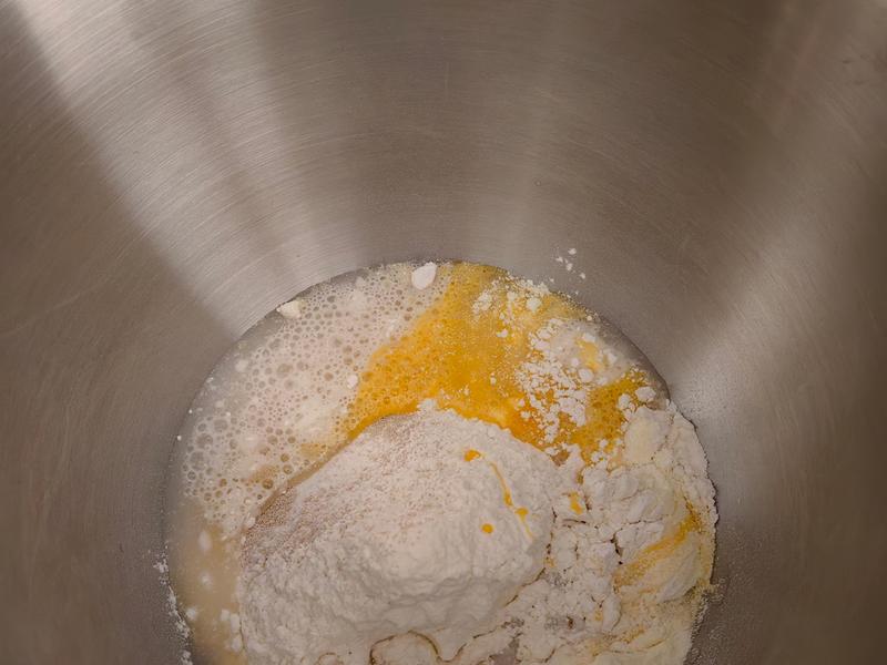 纯奶手撕吐司的做法 步骤1